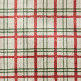Ribbon Plaid Plush Dog Towel - Holiday 2026