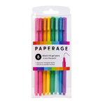 0.5mm Fine Point Black Ink Gel Pens 8PK - Pages & Parcels