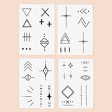 Linear Temporary Tattoo Pack