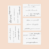 Mantra Temporary Tattoo Pack