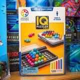 IQ Puzzler Plus packaging on a shelf with other items in the background