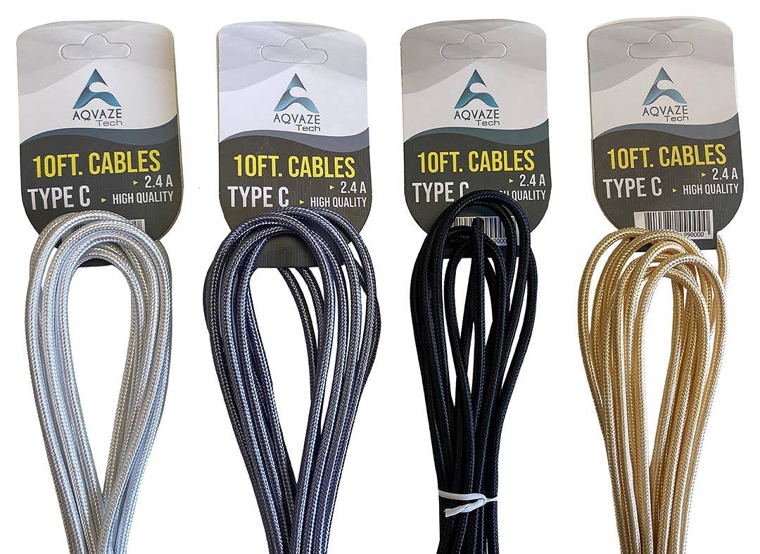 10 FT Charging Cable: Micro USB - Pages & Parcels