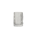 10 ounce embossed drinking glass