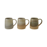 14 oz. Stoneware Mug, Reactive Glaze, 3 Colors (Each One Will Vary)