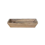 Hand-carved mango wood serving bowl