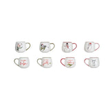 16 oz. Stoneware Mug w/ Holiday Saying & Animal, 4 Styles - Pages & Parcels