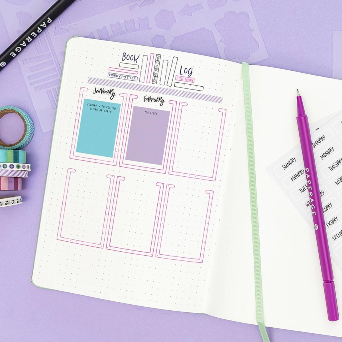 160PG Casebound Journal Dotted Notebook - Pages & Parcels
