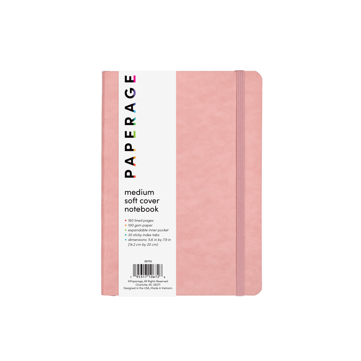 160PG Medium Softcover Lined Journal Notebook - Pages & Parcels