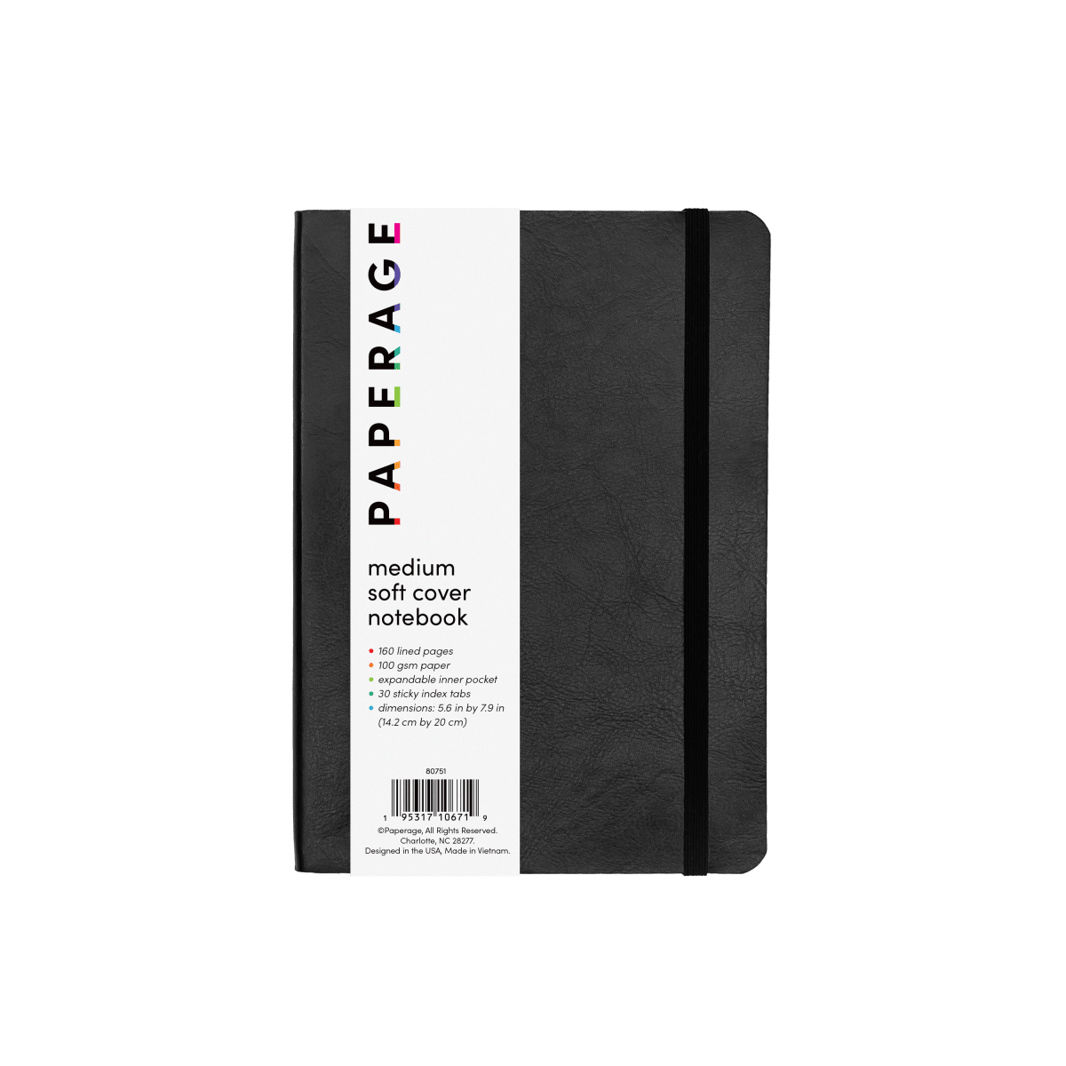 160PG Medium Softcover Lined Journal Notebook - Pages & Parcels