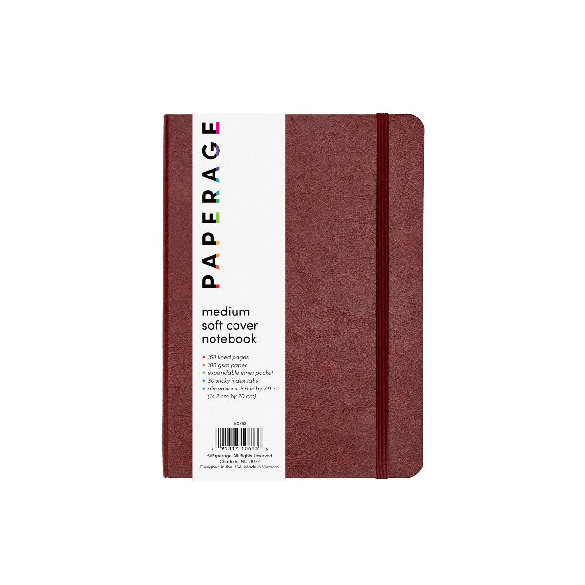 160PG Medium Softcover Lined Journal Notebook - Pages & Parcels
