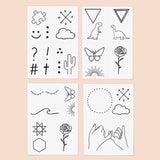 Barely There Temporary Tattoo Pack