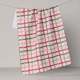 Festive Plaid Tea Towel - Holiday 2026