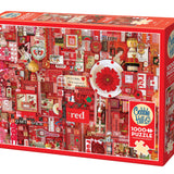 Red 1000-Piece Cobble Hill Puzzle