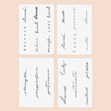 Statement Temporary Tattoo Pack
