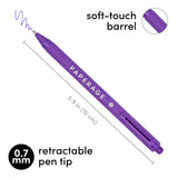 20 Pack Retractable Gel Pens Rainbow - Pages & Parcels