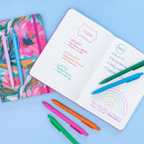 20 Pack Retractable Gel Pens Rainbow - Pages & Parcels