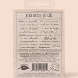 Mantra Temporary Tattoo Pack