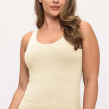 Womens Reversible Seamless Tank W Built In Bra - Plus