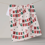 Christmas Banner Tea Towel - Holiday 2026