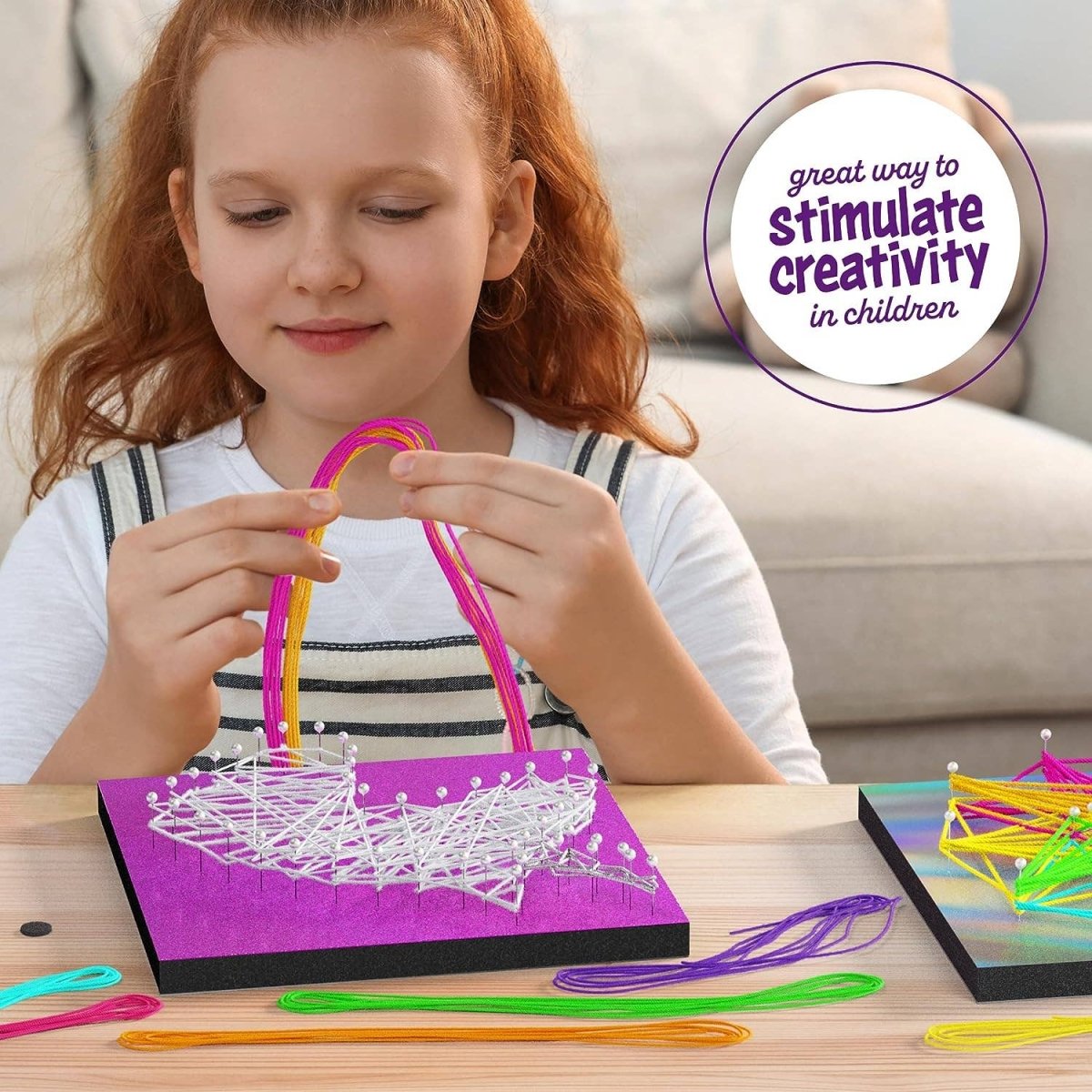 3D String Art Kit for Kids - Pages & Parcels