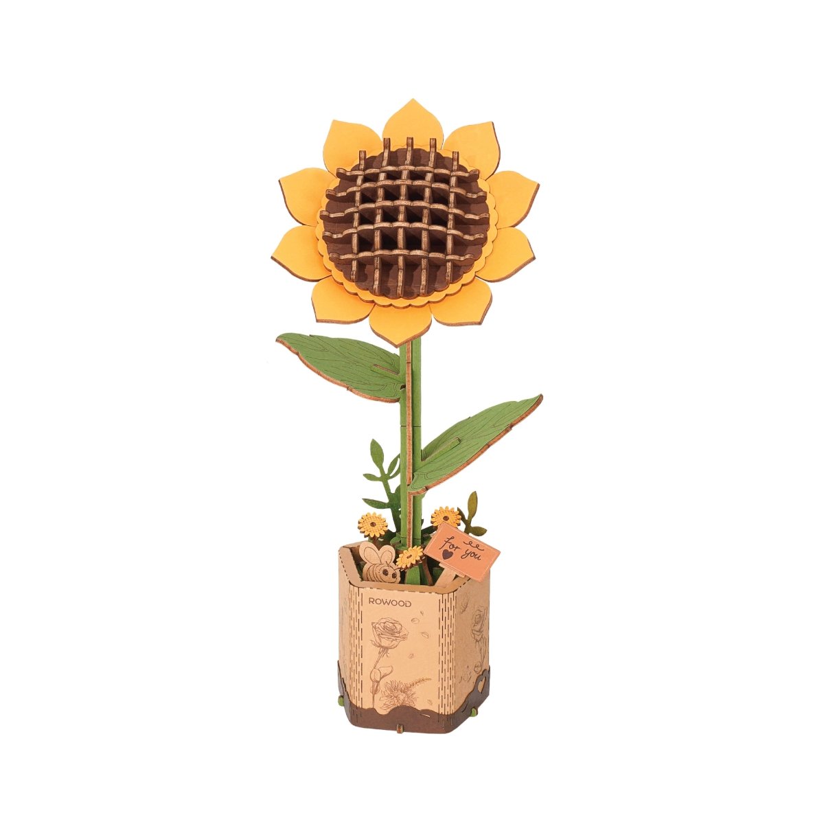 3D Wooden Flower Puzzles - Pages & Parcels