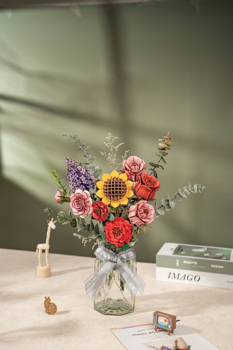 3D Wooden Flower Puzzles - Pages & Parcels