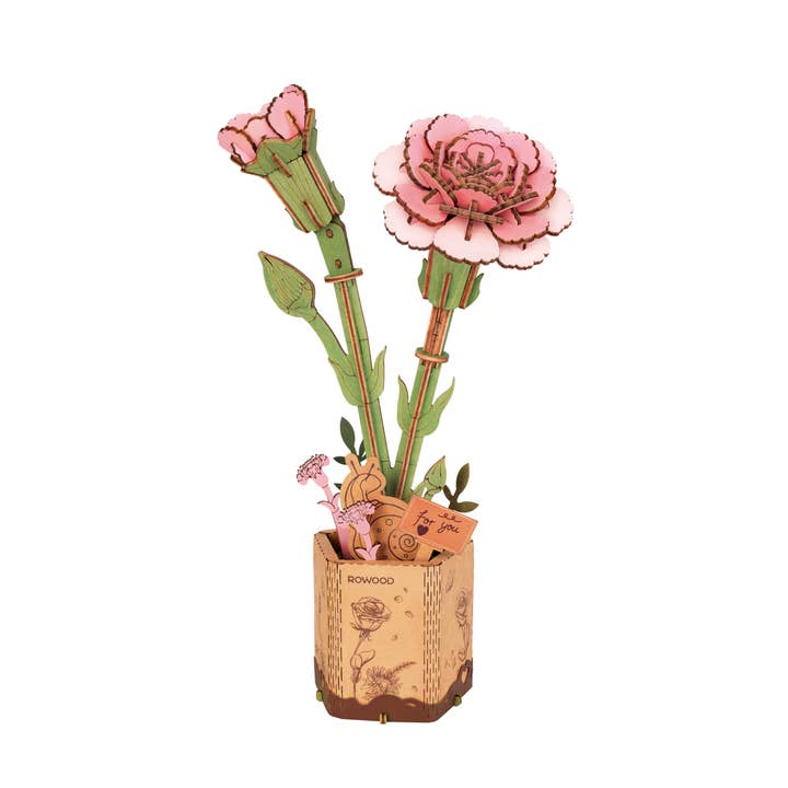 3D Wooden Flower Puzzles - Pages & Parcels
