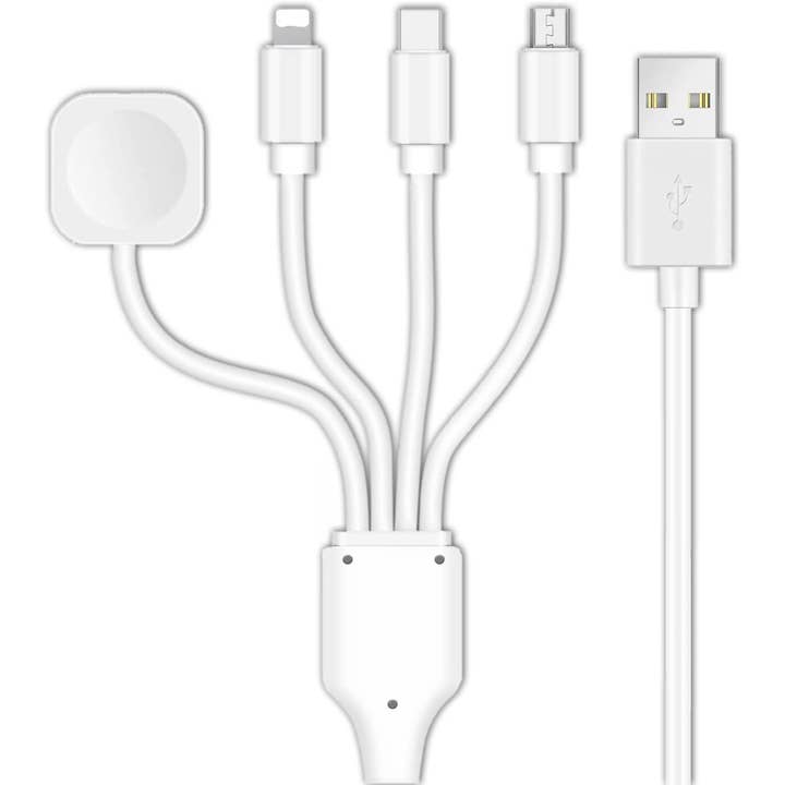 4 - In - 1 Charging Cable - Pages & Parcels