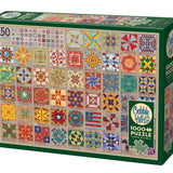 50 States Quilt Blocks 1000-Piece Cobble Hill Puzzle - Pages & Parcels