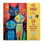 5106 Cat Family 550 pc Puzzle - Pages & Parcels