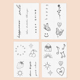 Feel Good Temporary Tattoo Pack