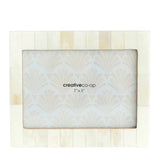 6 - 1/2"L x 8"H Resin Photo Frame, White (Holds 5" x 7") - Pages & Parcels