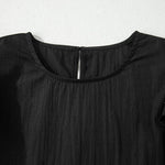 66 Contrast Trim Dual Ruffle Short Sleeve Blouse - Pages & Parcels