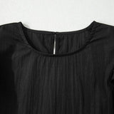66 Contrast Trim Dual Ruffle Short Sleeve Blouse - Pages & Parcels