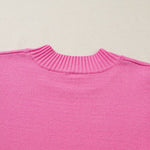 66 Ribbed Trim Ruffle Short Sleeve Sweater - Pages & Parcels