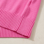 66 Ribbed Trim Ruffle Short Sleeve Sweater - Pages & Parcels