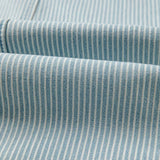 66 Stripe Mid Rise Drawstring Waist Denim Jeans - Pages & Parcels