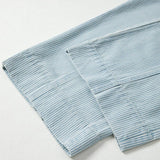 66 Stripe Mid Rise Drawstring Waist Denim Jeans - Pages & Parcels