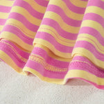 66 Stripe Short Sleeve Top and Skirt Lounge Set - Pages & Parcels