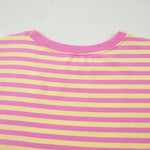 66 Stripe Short Sleeve Top and Skirt Lounge Set - Pages & Parcels