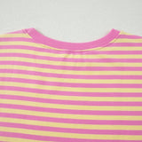 66 Stripe Short Sleeve Top and Skirt Lounge Set - Pages & Parcels