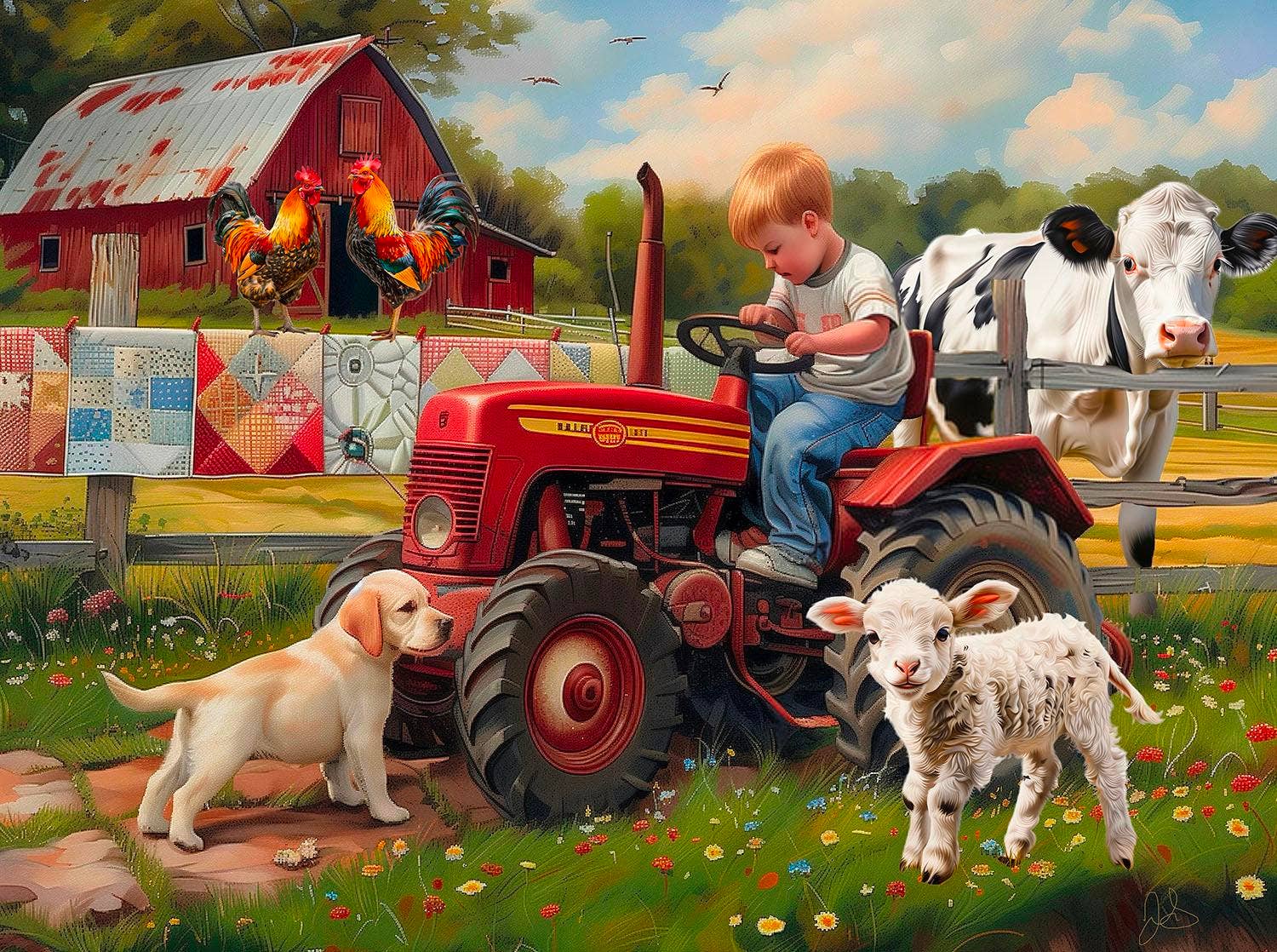 0238 Farming Life 1000 pc Puzzle