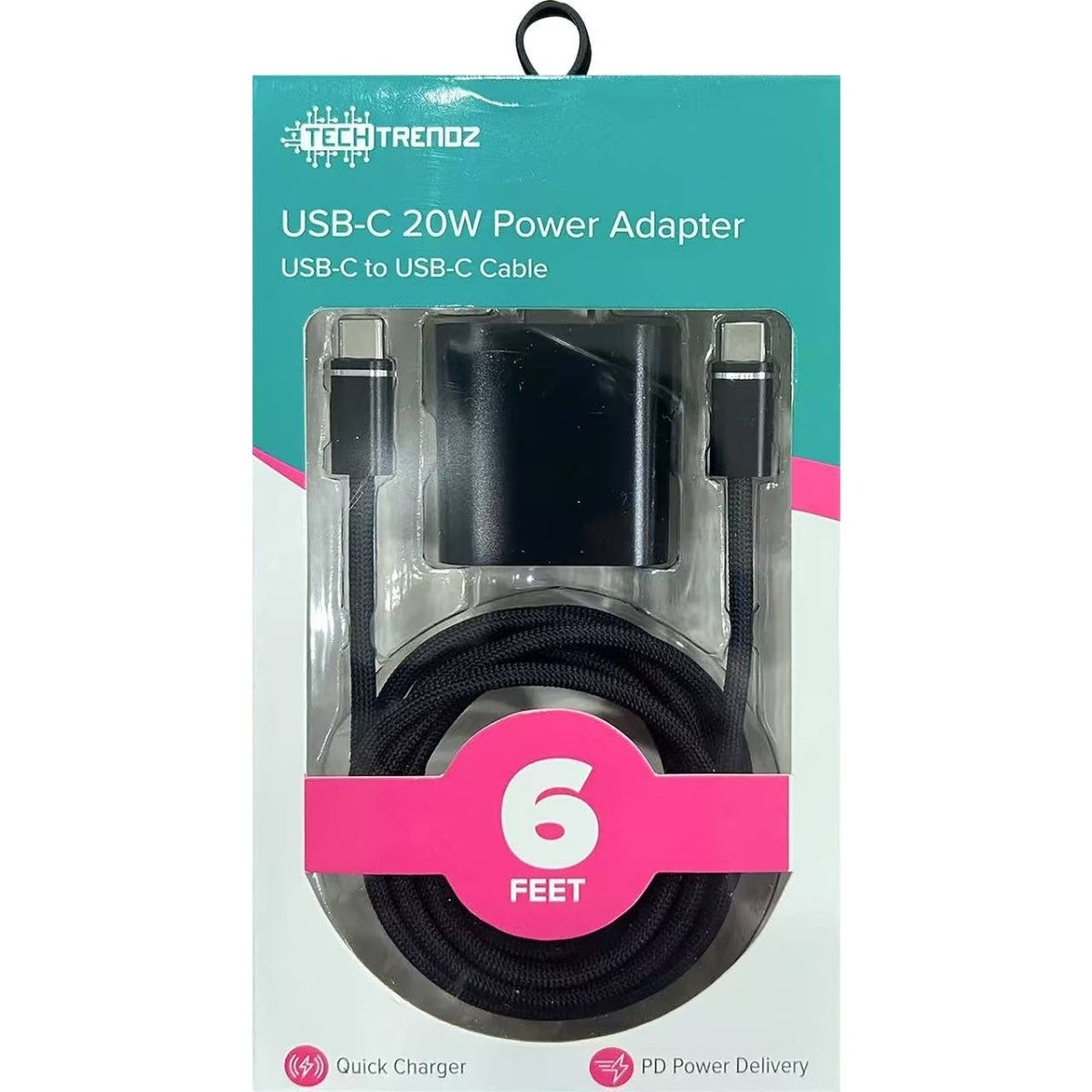 6FT USB - C to USB - C Set - Pages & Parcels