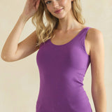 Women's Reversible Seamless Tank with Built-In Bra