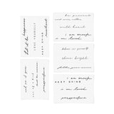 Mantra Temporary Tattoo Pack