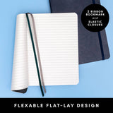160PG Medium Softcover Lined Journal Notebook