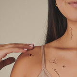 Zodiac Collection: Air Signs Temporary Tattoo Pack