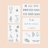 Lucky Girl Temporary Tattoo Pack