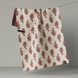 Festive Cranberry Luxe Kitchen Towel - Holiday 2026