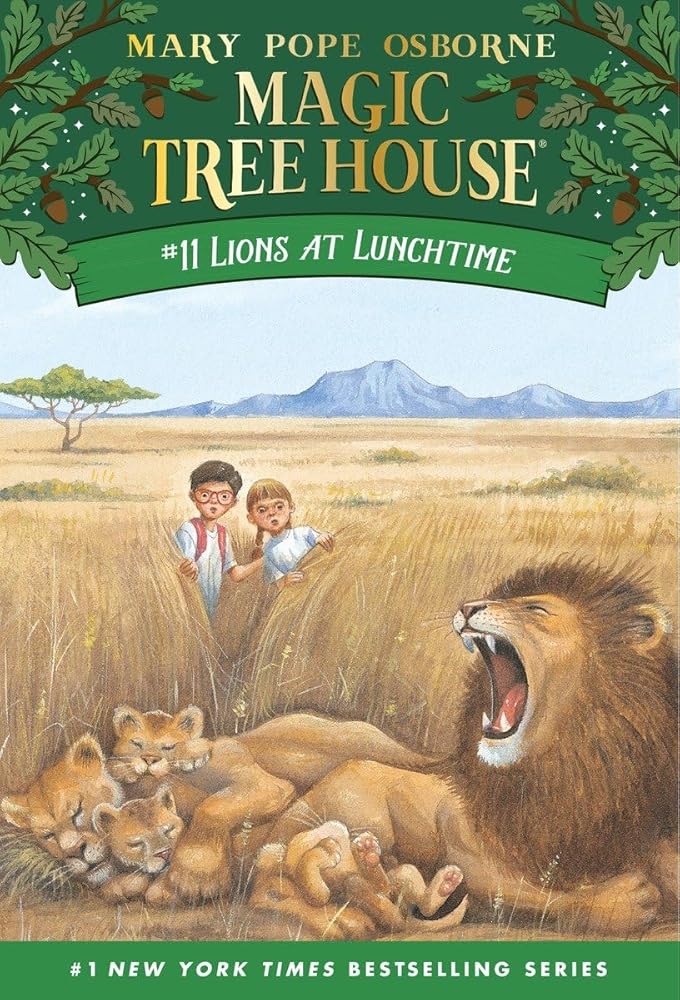 Lions at Lunchtime (Magic Tree House, No. 11) cover image